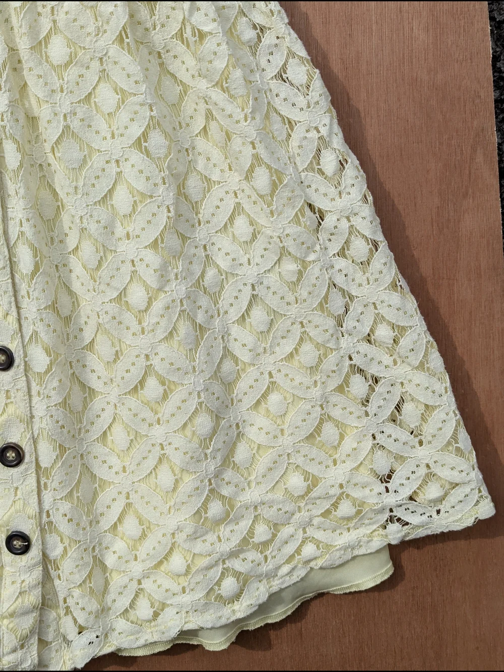 Yellow Lace Mini Dress Summer Romantic Coquettecore Festival Western Rodeo - Picture 8 of 15
